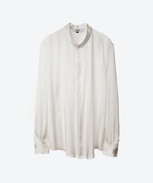 UNTAGE Stripe Jacquard Silk Shirt