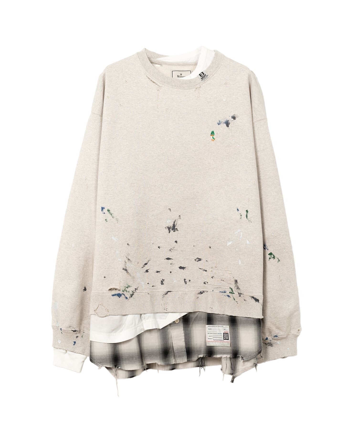 Maison MIHARA YASUHIRO Triple Layered Sweatshirt