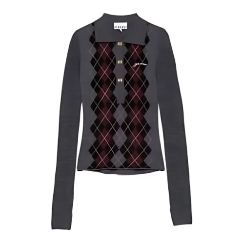 GANNI ニット ポロシャツ