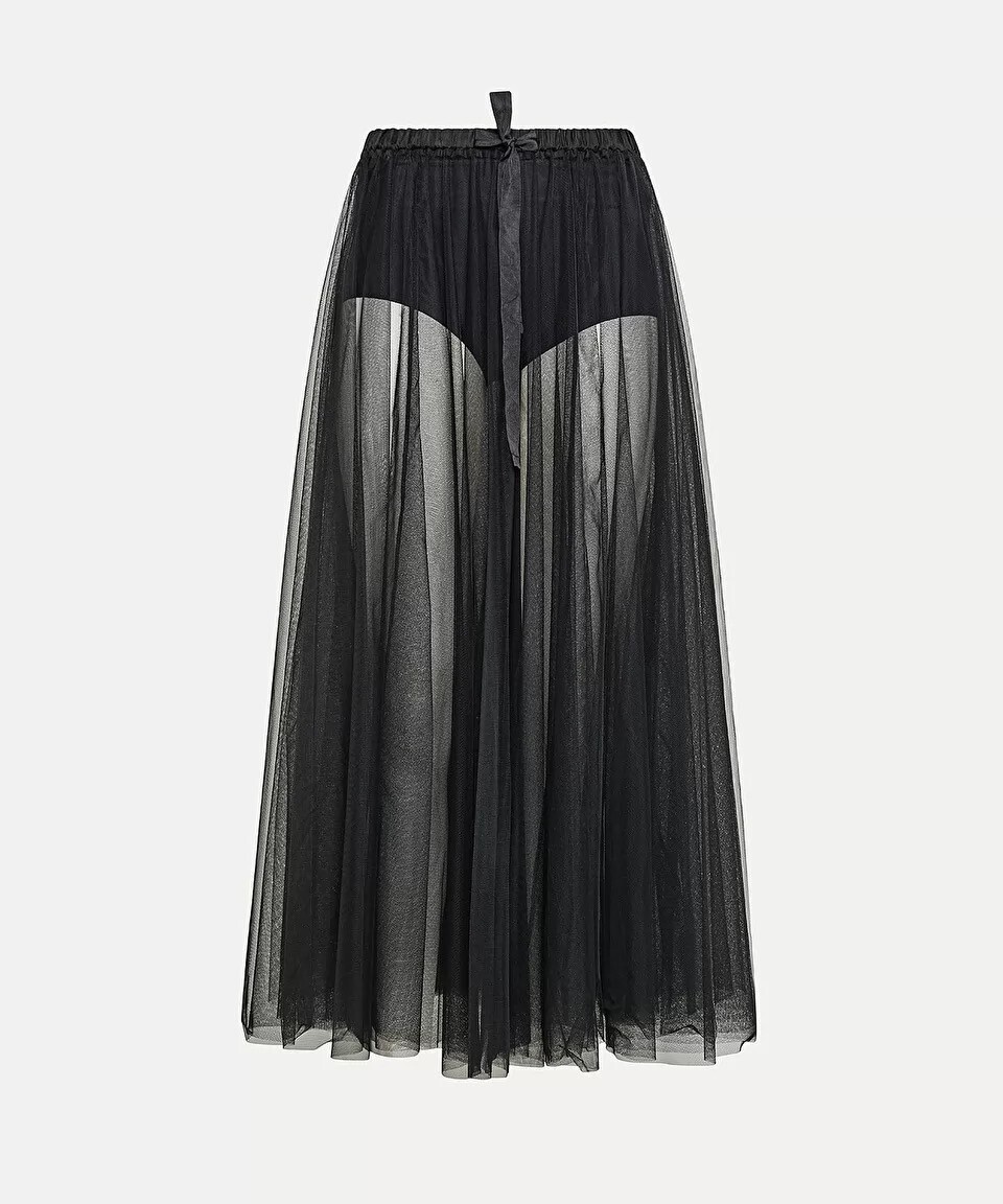 forte_forte tulle skirt with jersey high–rise briefs