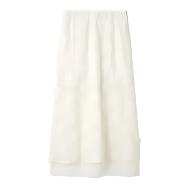 LILY BROWN フラワーモチーフメッシュスカート