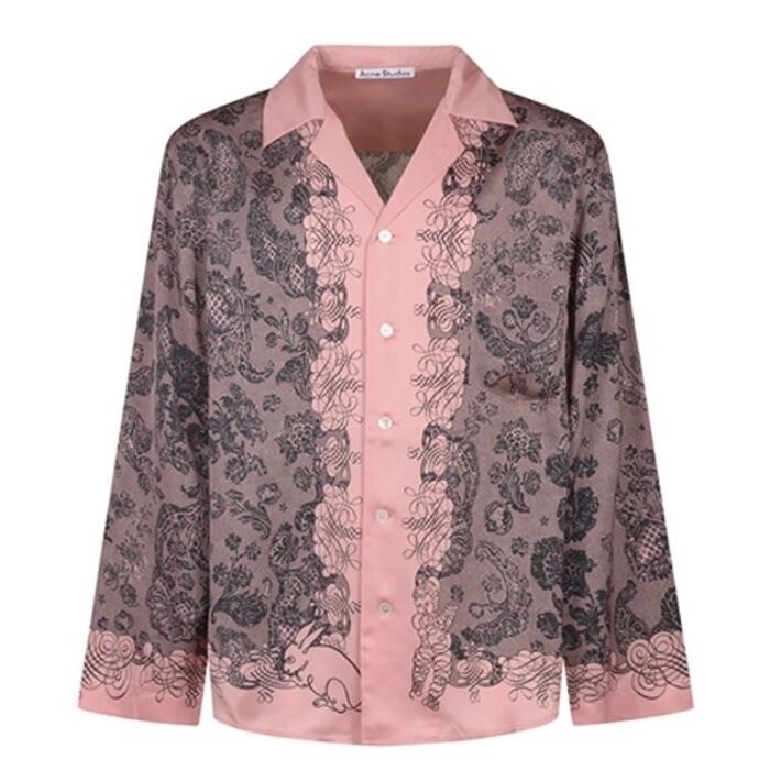 Acne Studios フローラル プリント シャツ