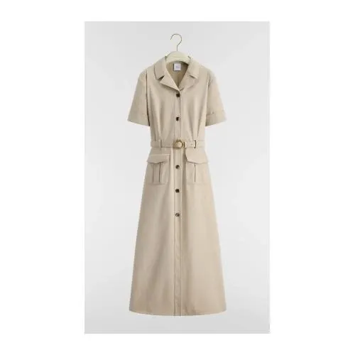 DIOR ベルト付き ミディ シャツドレス