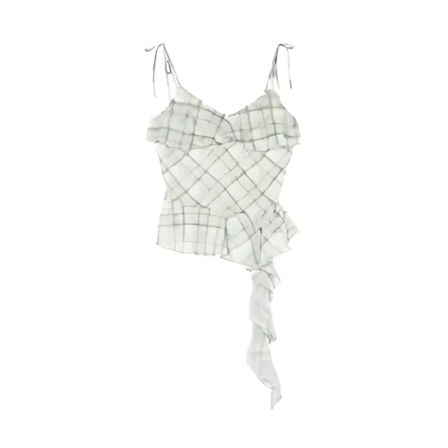 EVRIS チェックシフォントップス