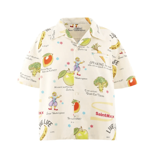 SAINT Mxxxxxx SAINT Mxxxxxx × Sean Wotherspoon / SW_OPEN COLLAR SHIRT