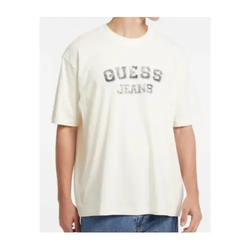 GUESS JEANS Ss Cn Os Vintage Print Tee 半袖 Tシャツ