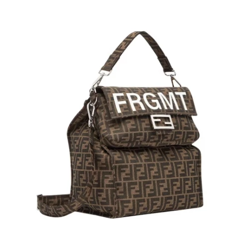 FENDI FRGMT ブラウンFFファブリック バッグ