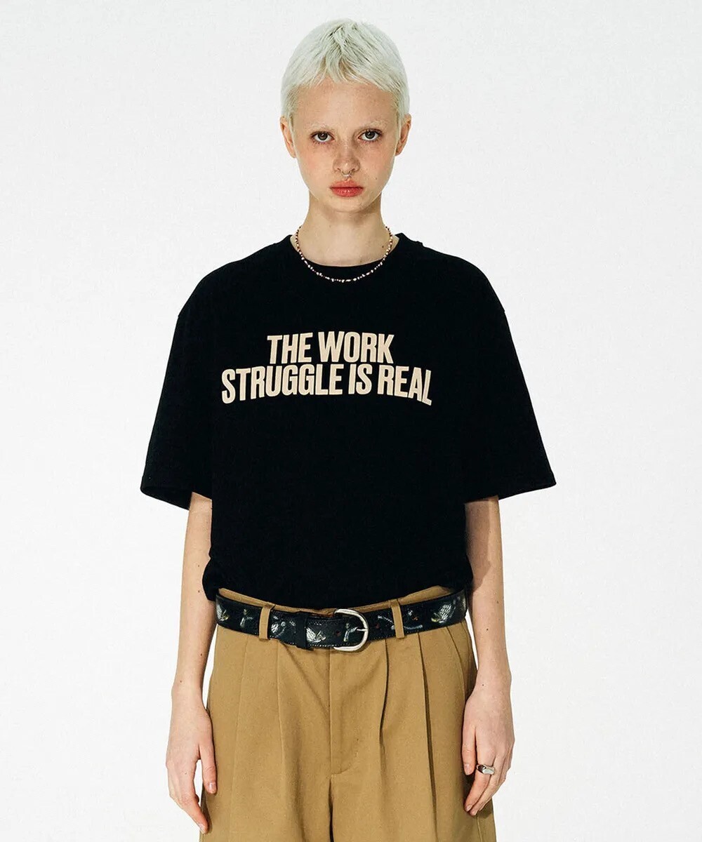 SCULPTOR Work Struggle Tee Black