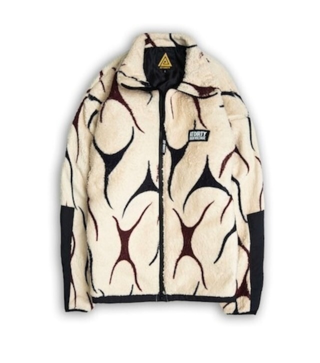 AT-DIRTY FLAMES FLEECE JACKET