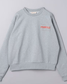 MARNI LOGO CREW NECK SWEAT