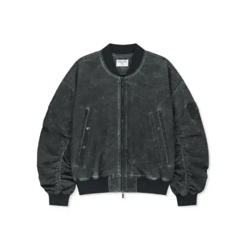 Matin Kim PIGMENT COATED BACK LOGO JUMPER
