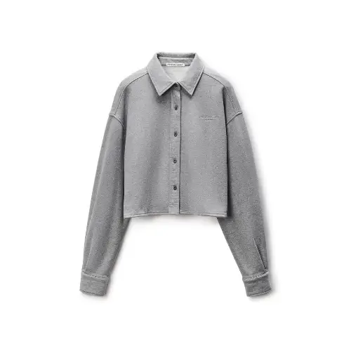 Alexander Wang ボタンアップ クロップドシャツ