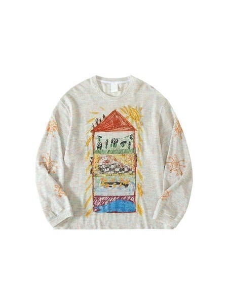 CONP 23SS グラフィティルーズロングTシャツ