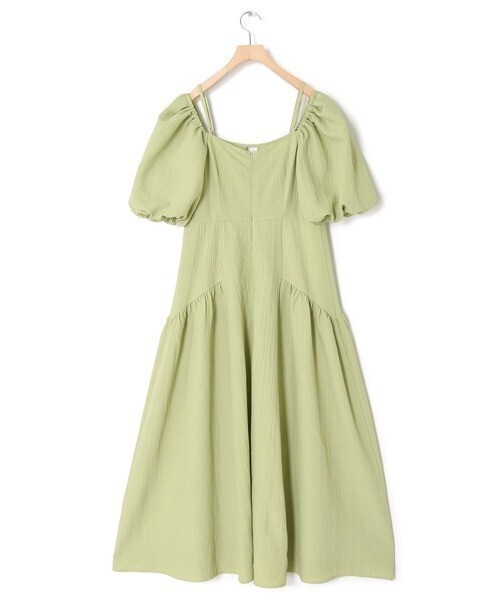 Alley by w closet 【Alley】袖ボリュームプリンセスワンピース