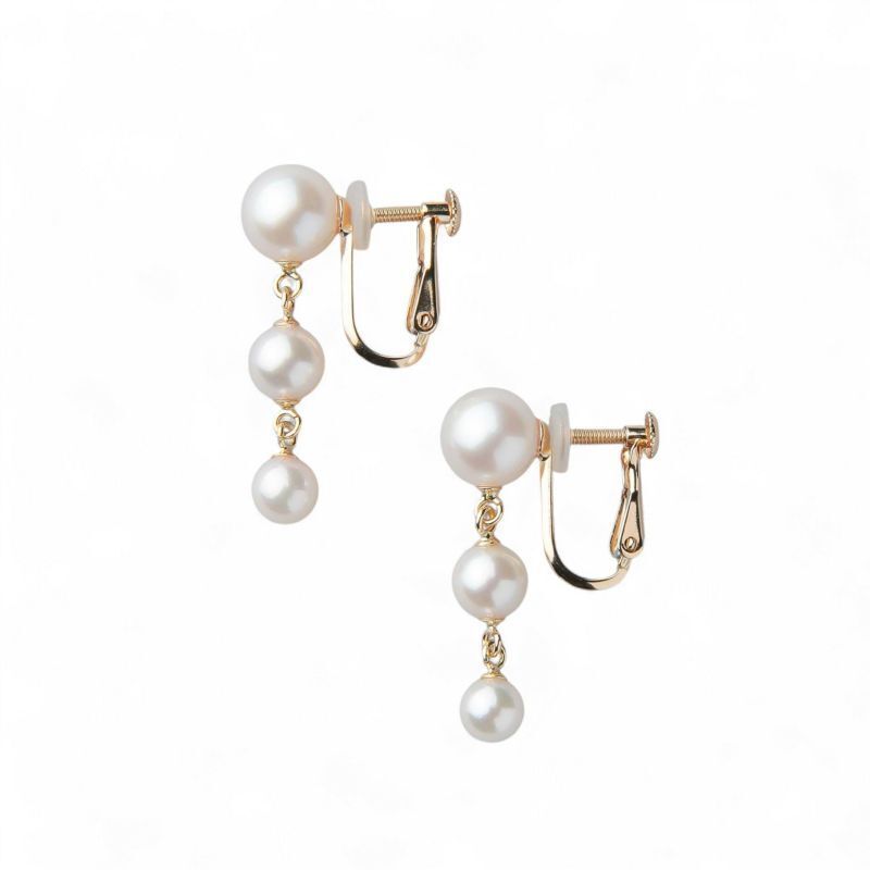 Pearl for Life Carina あこや真珠 イヤリング