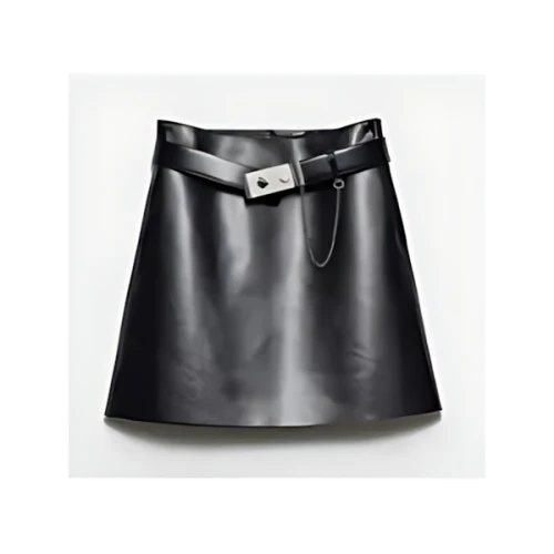 PRADA レザー ミニスカート