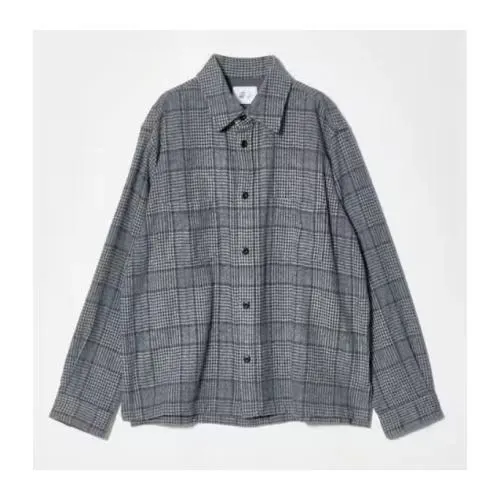 UNITED ARROWS TWDY CTN CHECK SHIRT