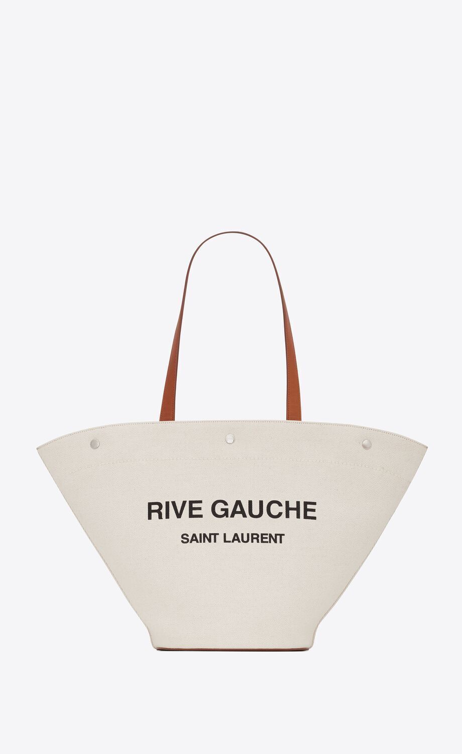 SAINT LAURENT リヴ ゴーシュ ショッピングバッグ （キャンバス）