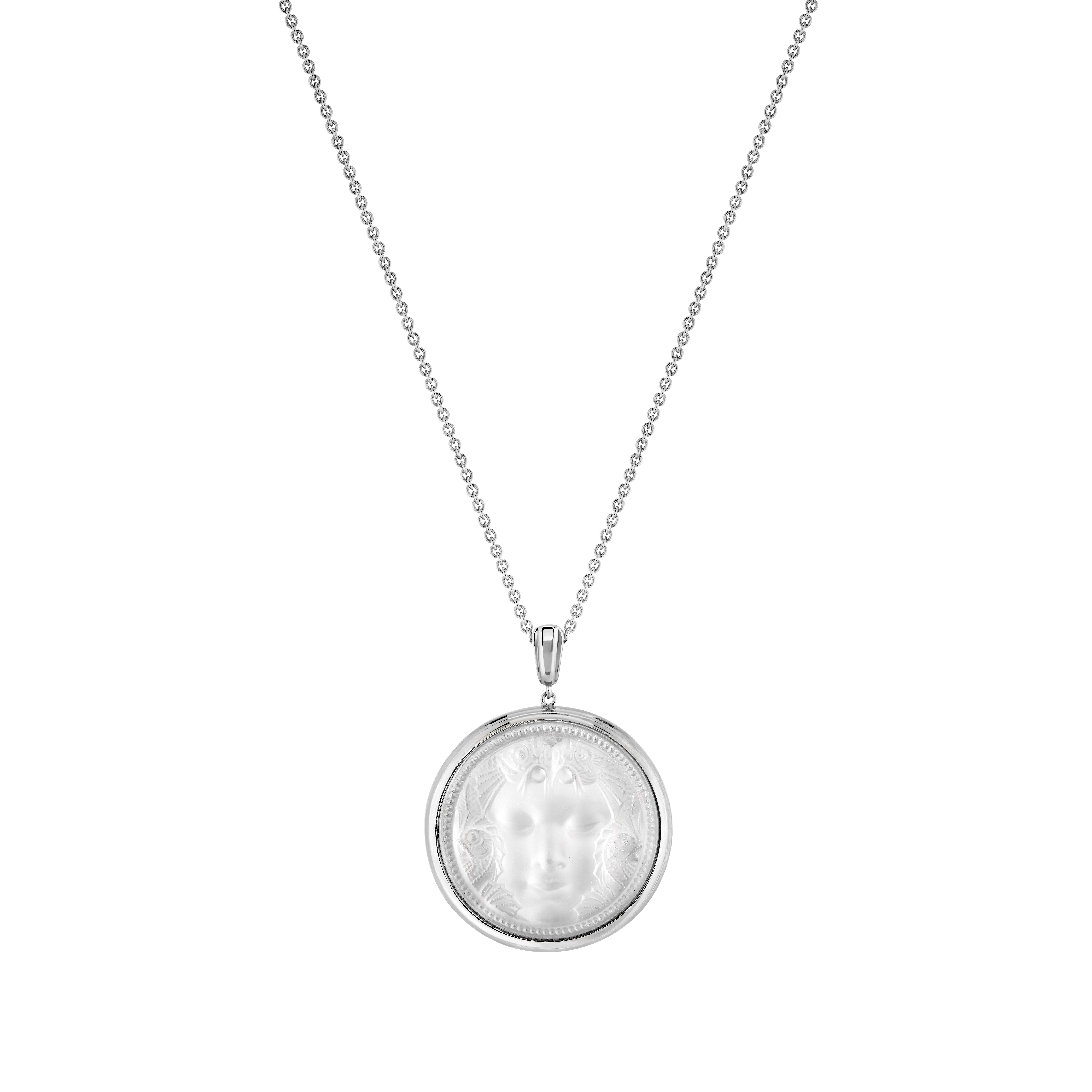 LALIQUE アレトゥーズ ラウンド ペンダント