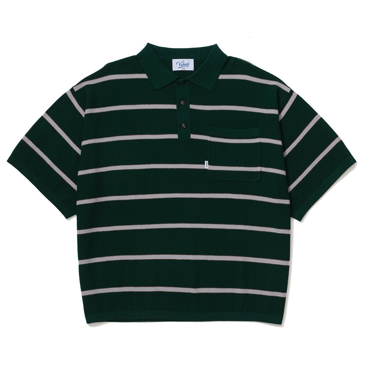 KEBOZ BORDER KNIT S/S POLO
