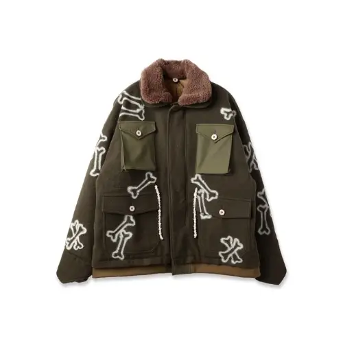 AMOK HAND PAINTING MILITARY BLOUSON