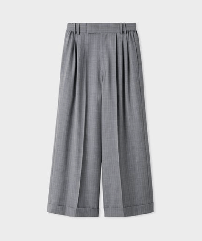 MIESROHE sustainable3タックボリュームパンツ