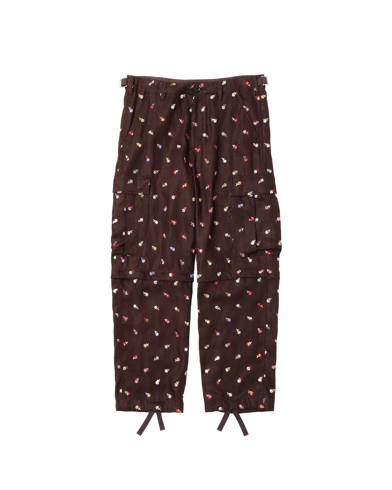 vowels Linen Convertible Cargo Pants