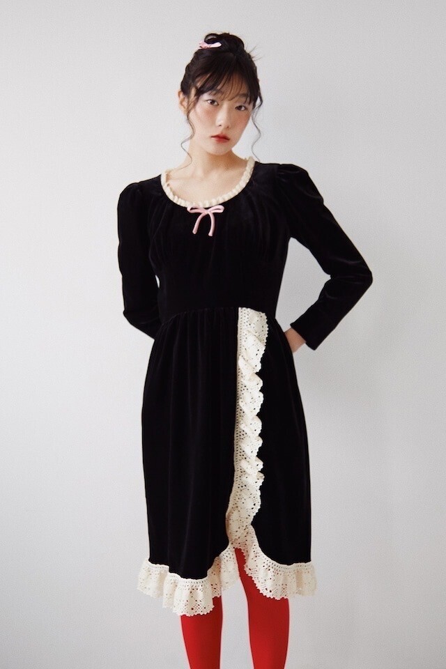 JOLIE LAIDE Wendy velvet dress