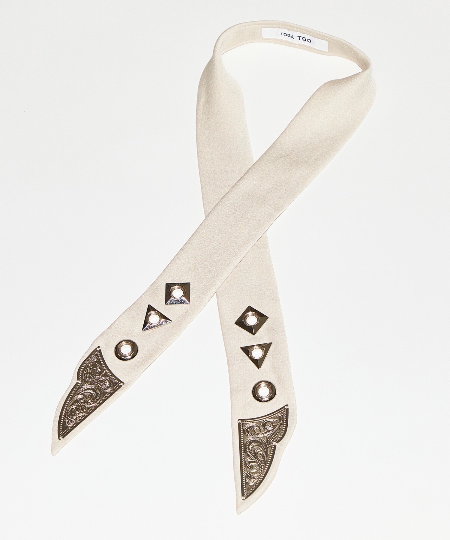 TOGA TOO Metal ribbon tie