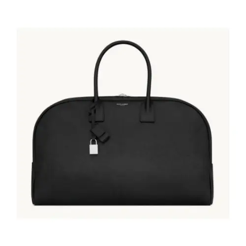 SAINT LAURENT 大きめボウリング ダッフルバッグ（レザー）