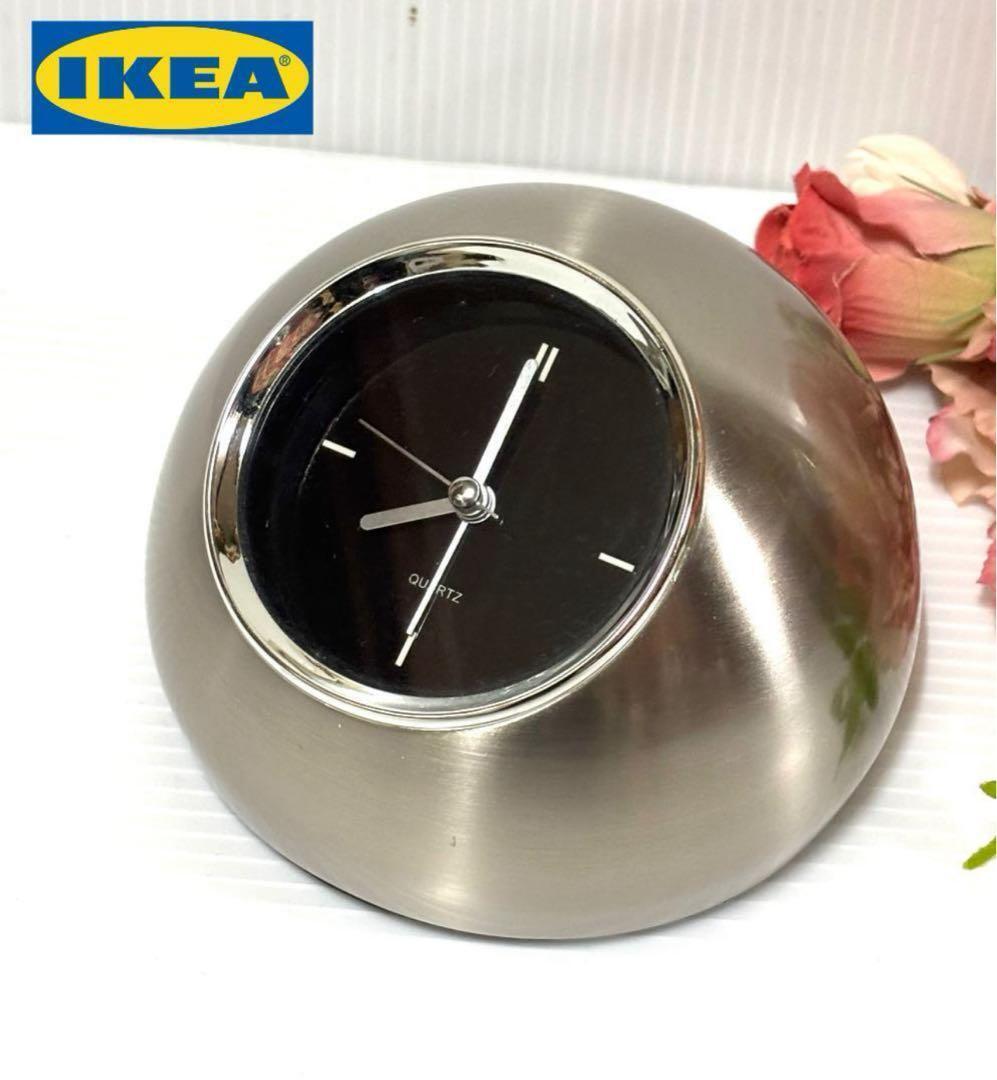 IKEA IKEA ドーム型置時計 シルバー