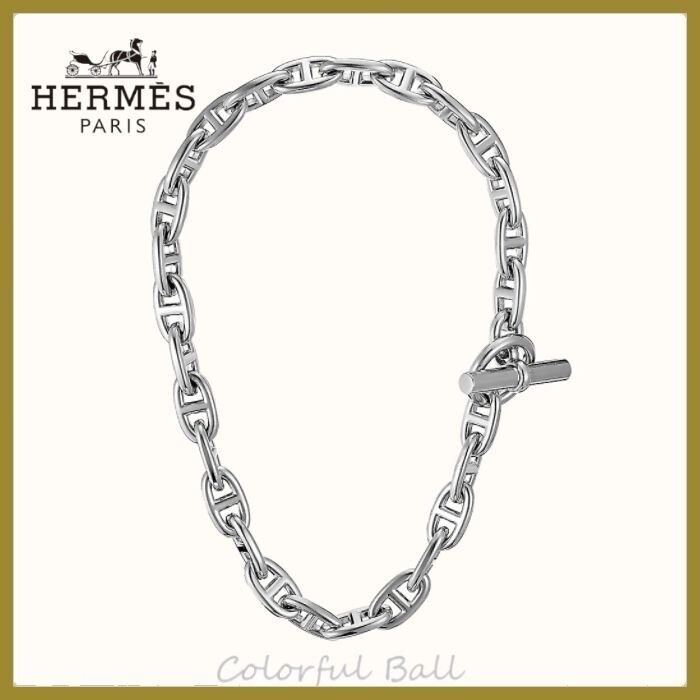 HERMES シェーヌダンクル　ネックレス　GM