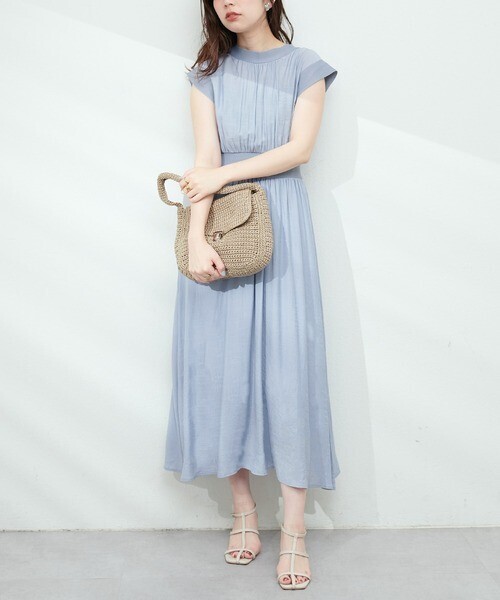 natural couture WEB限定 / 2WAYニットリボンタイワンピース