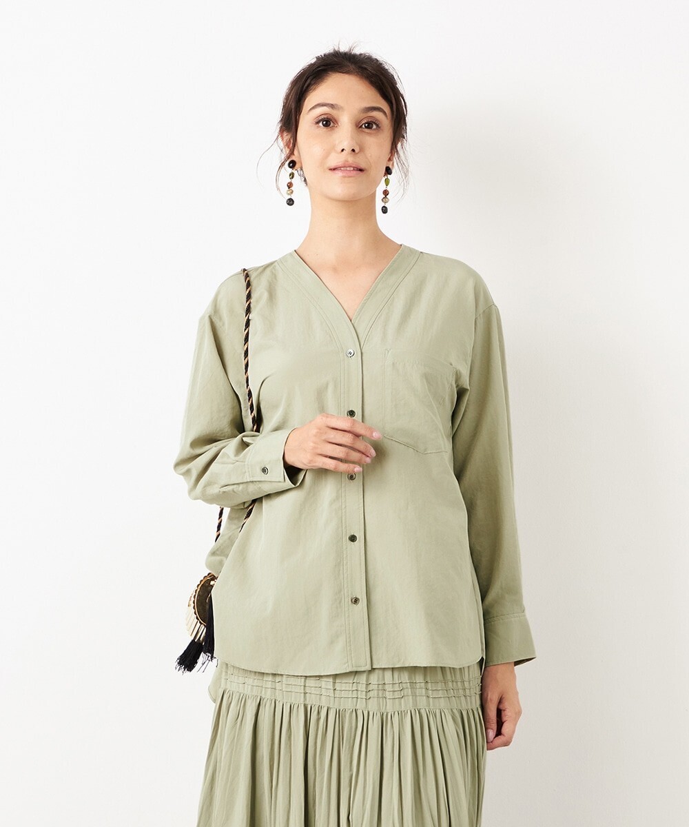 l'armoire de luxe バックシャーリングシャツ