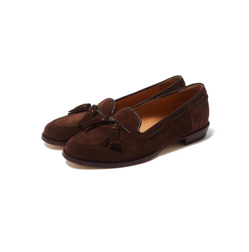 SUGARHILL SUEDE LOAFER “COUPE”(BROWN SUEDE)