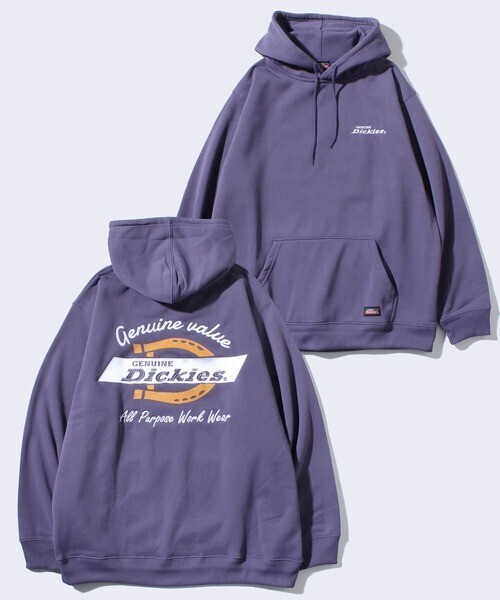 GENUINE DICKIES 裏起毛バックデザイン プルオーバーパーカー