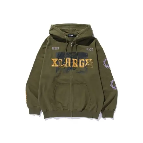 XLARGE CAMPUS ZIP UP HOODED SWEATSHIRT