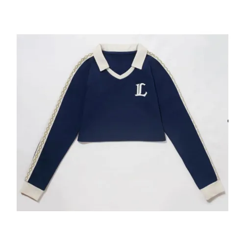 VARZAR LIONS Track Line Vneck Long T-shirts